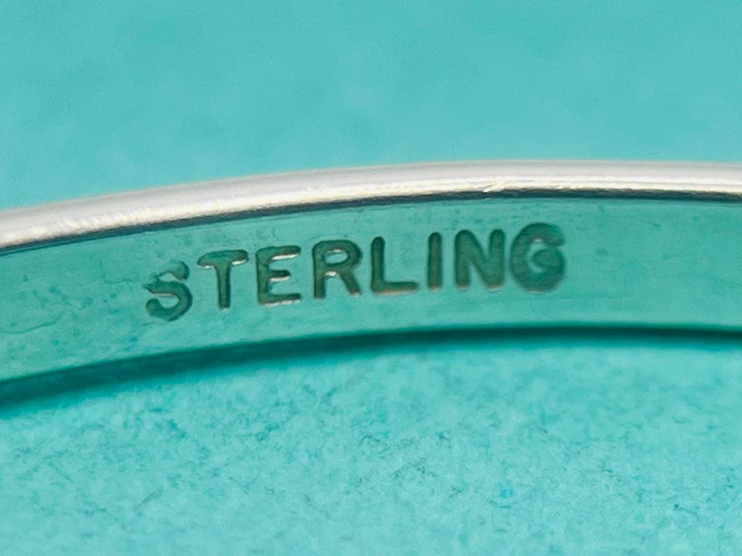 c601 ティファニー　ラブノット　フック&アイ　バングル　K18/925