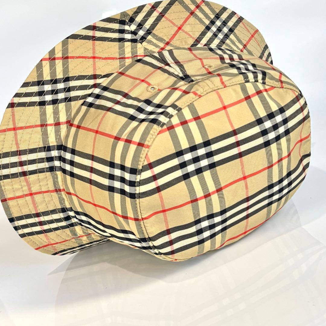 極美品 BURBERRY × Supreme ノバチェック バケットハット 帽子