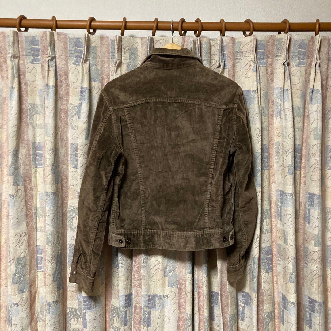 70's LEE コーデュロイジャケット　トラッカージャケット　短丈　ブラウン