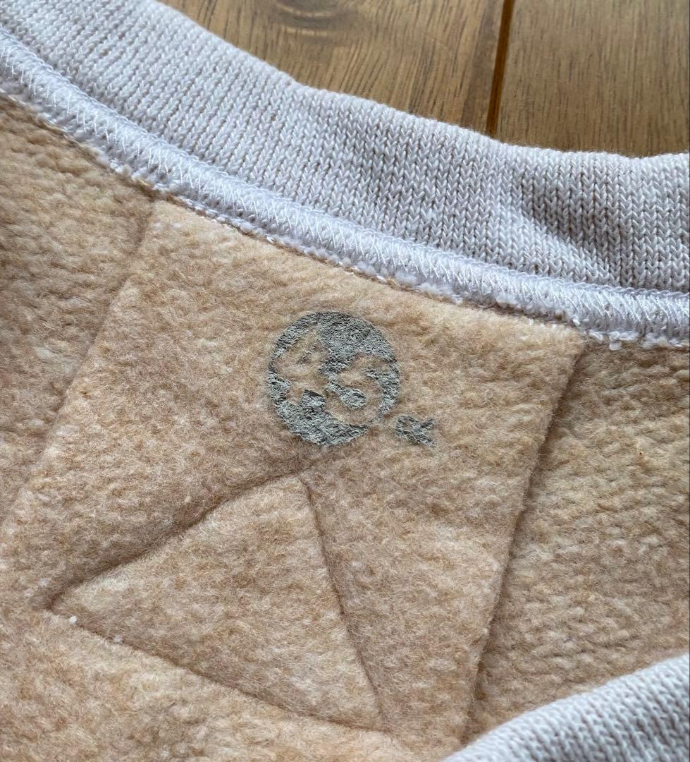 美品★45Rホワイト 長袖カットソー　トレーナー