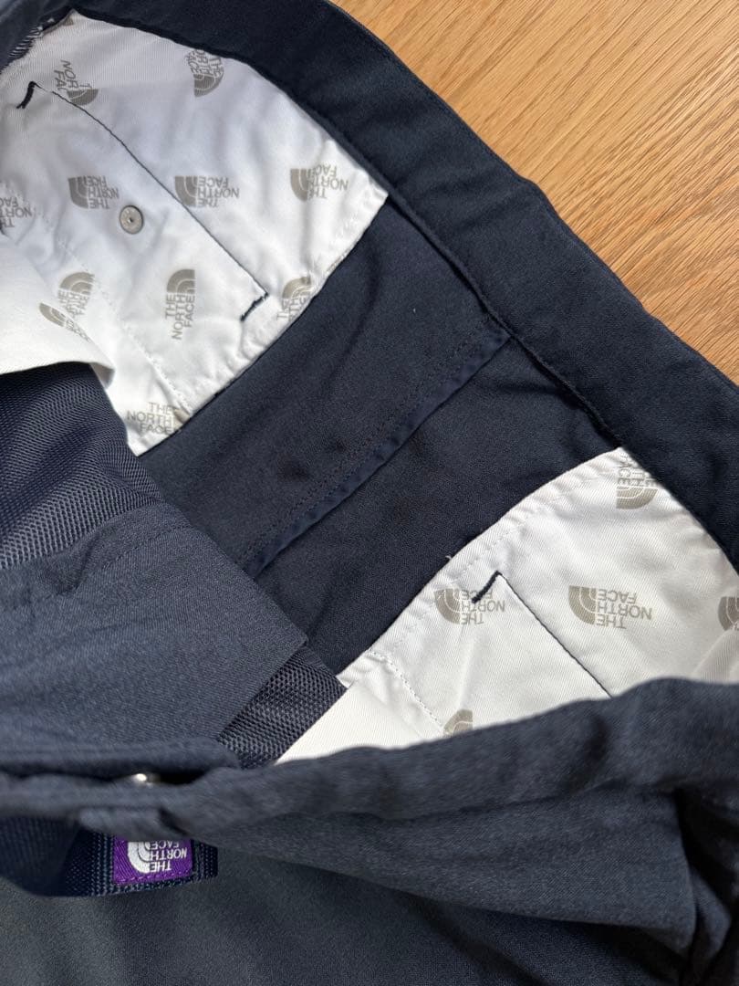 未使用美品 THE NORTH FACE パープルレーベル ネイビーパンツ LL