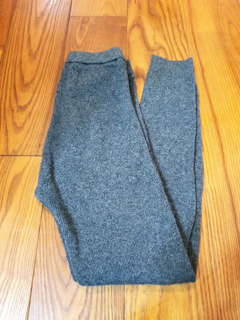 【美品】カシミヤ 100％ レギンス 深喜毛織 フカキ