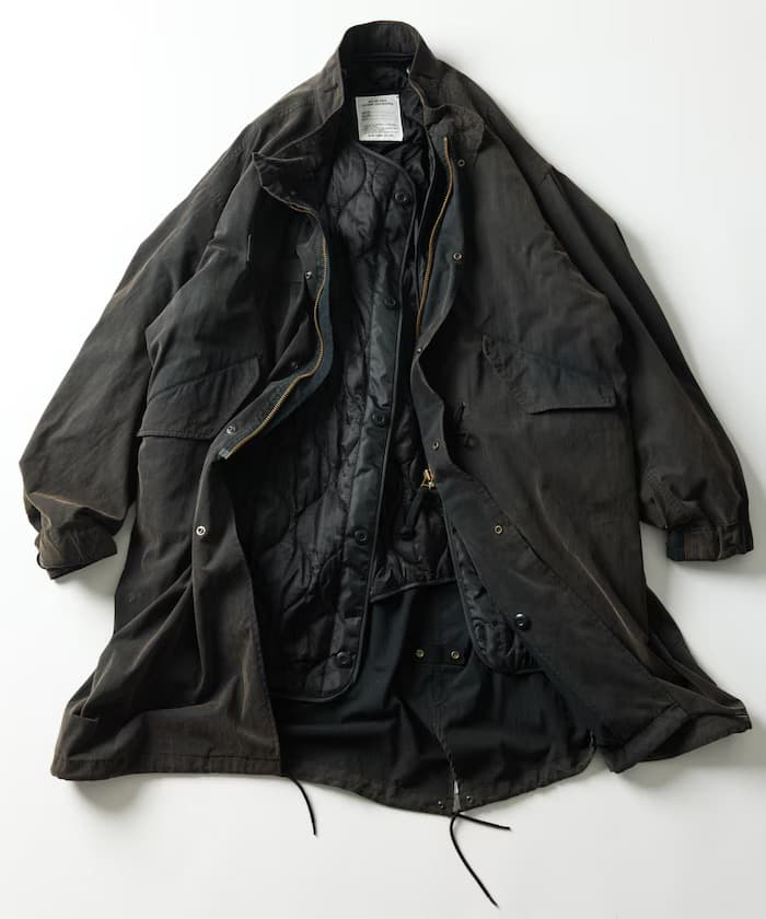 M65 LINER SET/モッズコート ライナー セット L ブラック