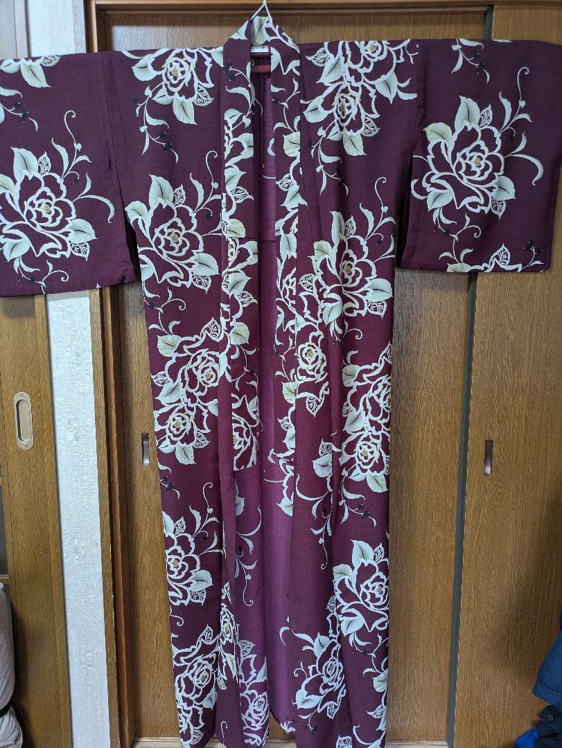 NICOLE 浴衣 ワインレッド