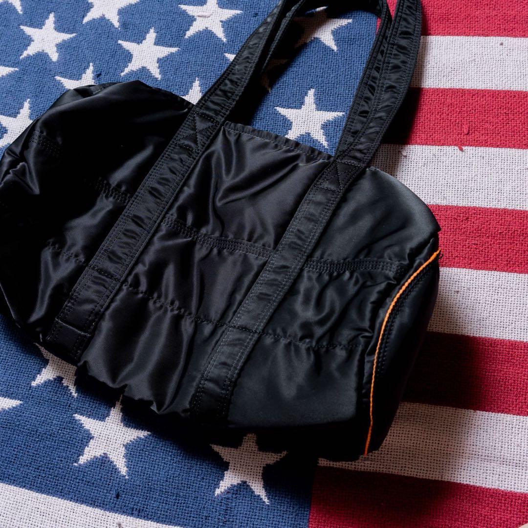 PORTER ポーター吉田カバンブラックナイロン ドラムバッグ