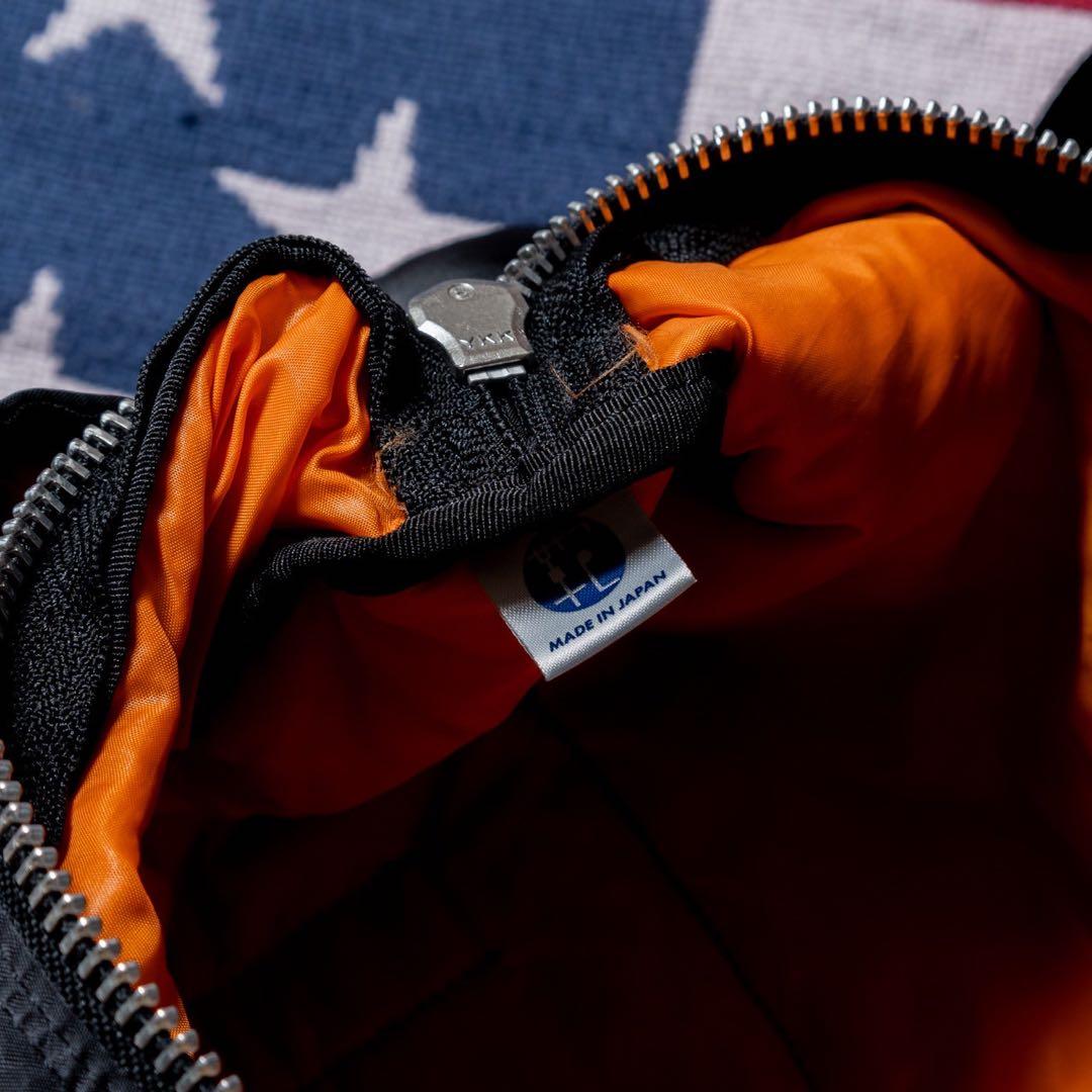 PORTER ポーター吉田カバンブラックナイロン ドラムバッグ