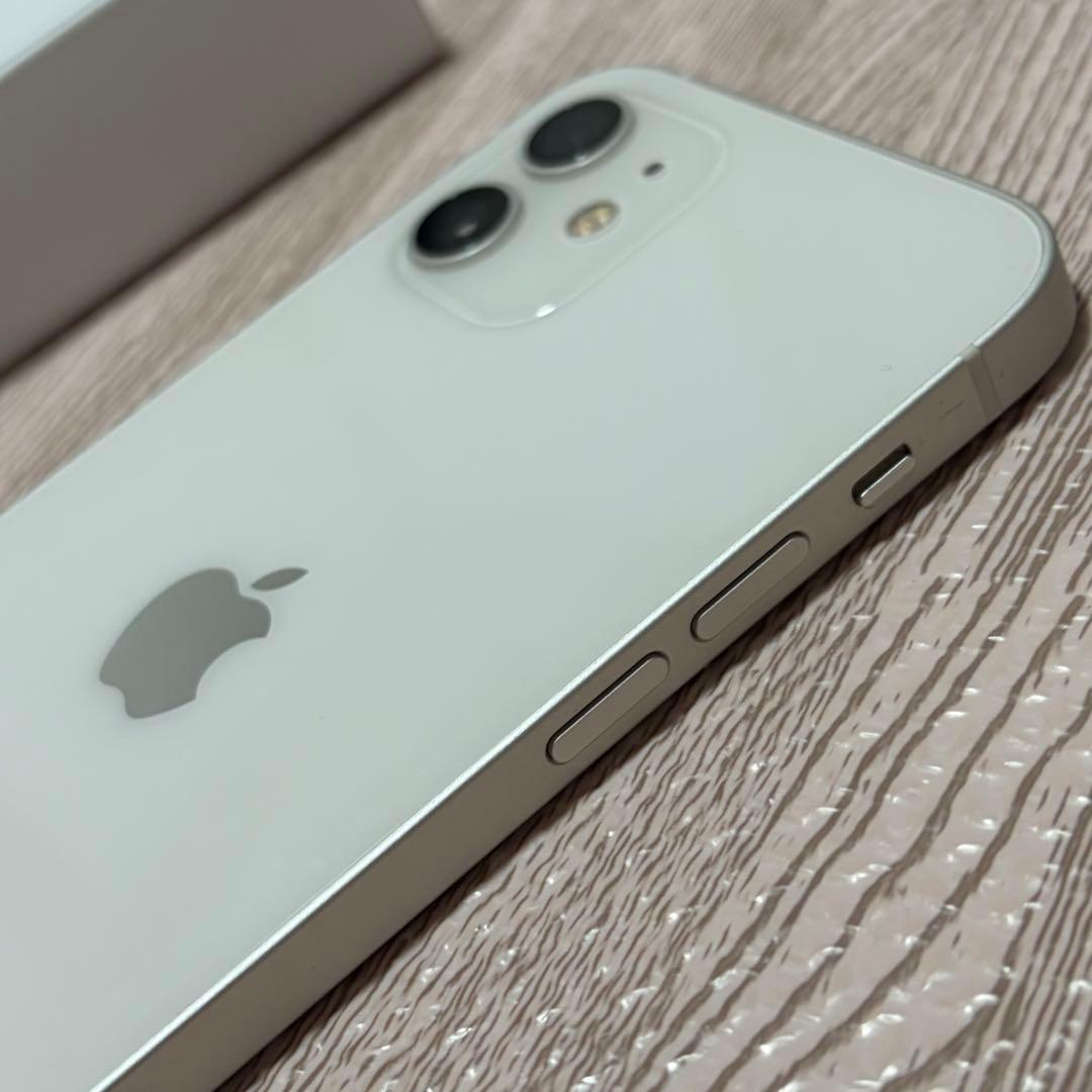 Apple iPhone 12 ホワイト 128gb 本体 充電ケーブル　箱付き