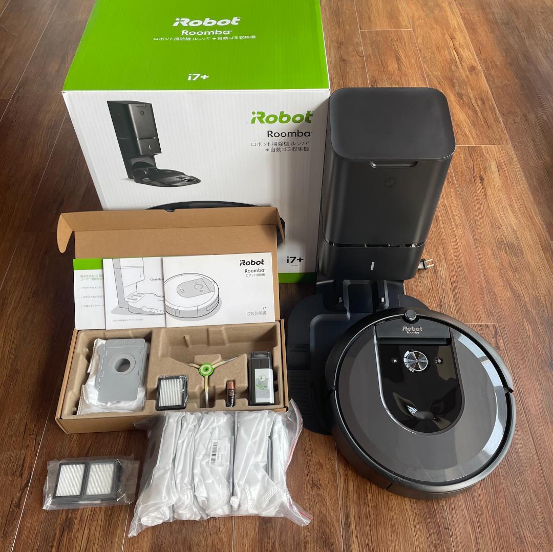 【予備の消耗品付き】iRobot Roomba ロボット掃除機 ルンバ i7+