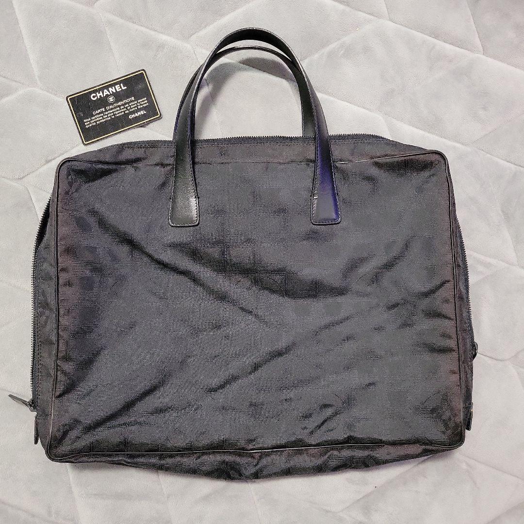 CHANEL ブラック ビジネスバッグ