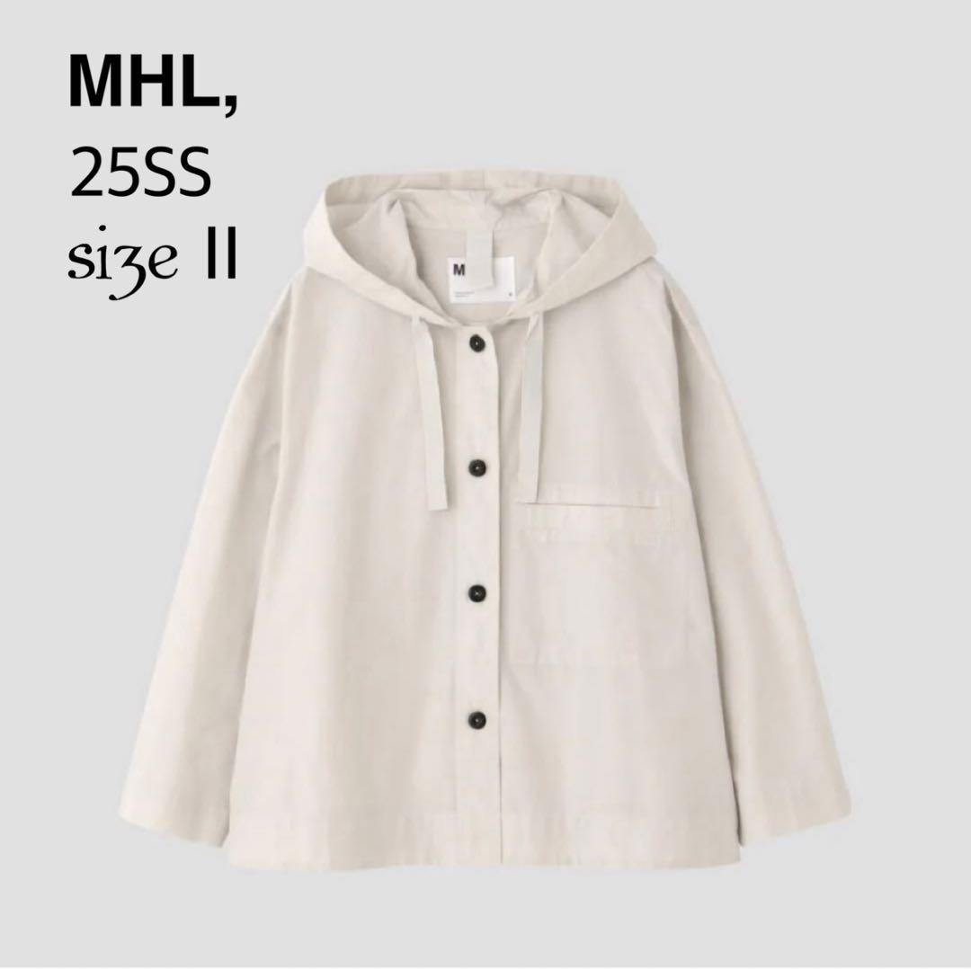 美品✨MHL, 25SS ペーパー コットン ナイロン ジャケット