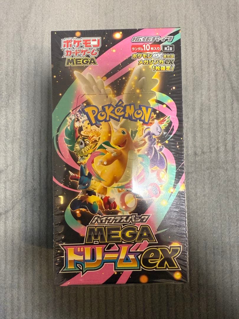 新品未開封 シュリンク付き ポケカ MEGA ドリーム ex　1BOX