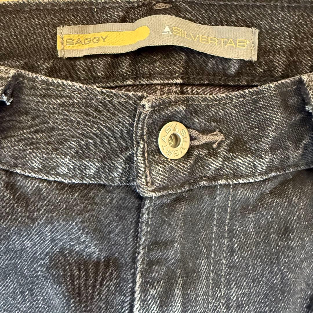 リーバイス　シルバータブ　SILVERTAB バギーカーペンター ブラックW34