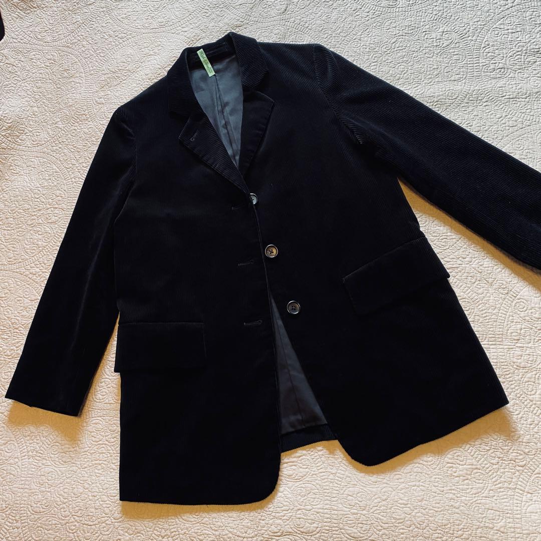 美品　マーガレットハウエル　レディース　コーデュロイ　テーラード　ジャケット　黒