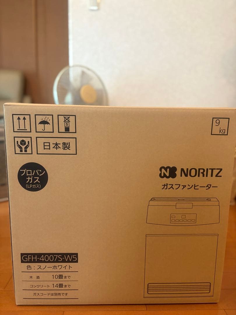 【新品】NORITZ ガスファンヒーター GFH-4007S-W5 プロパン