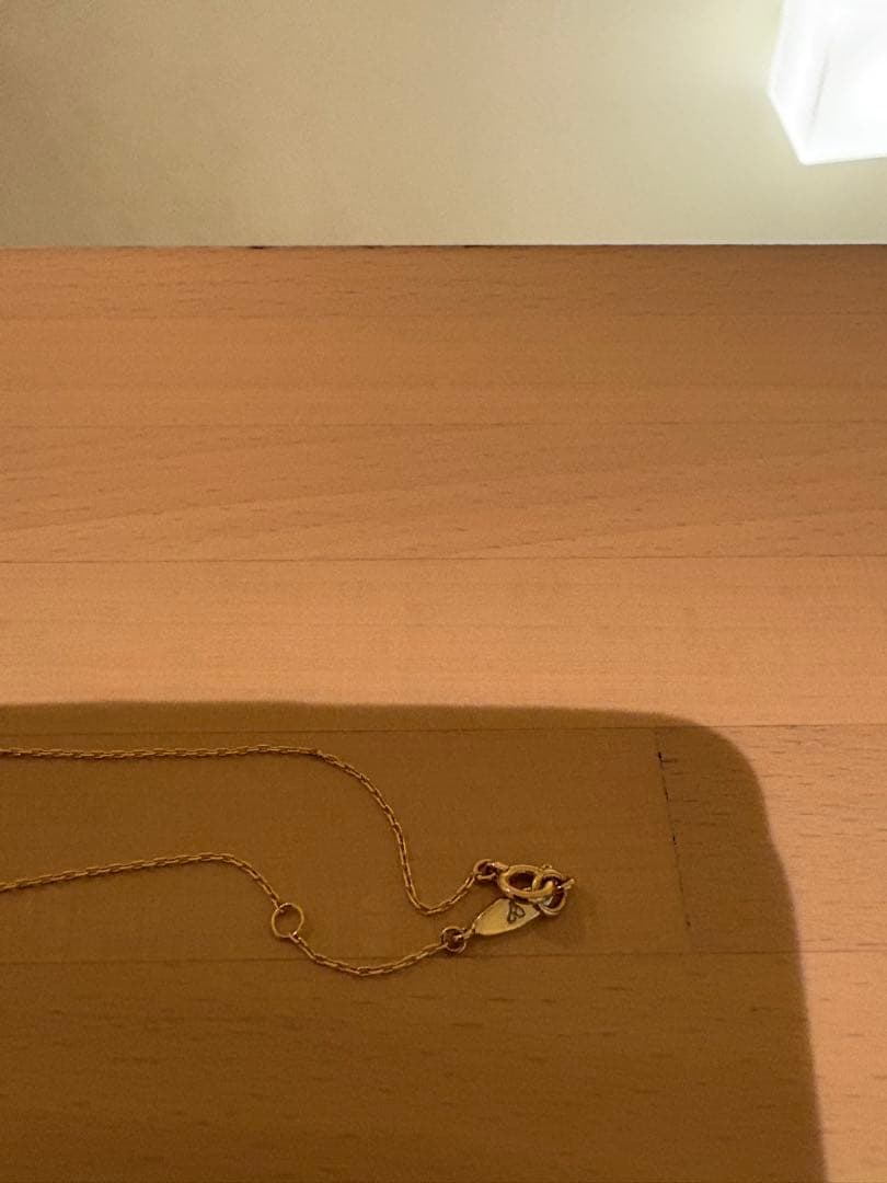 試着のみ　アーカー　イニシャルネックレスR