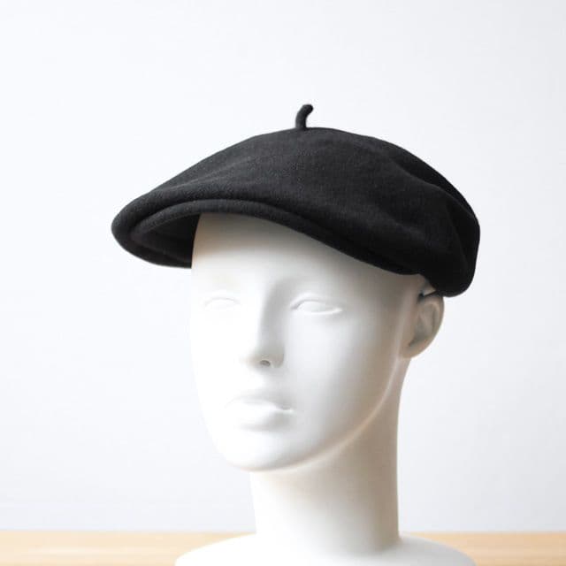 【新品】MANUFACTURE DE BERETS キャスベレー帽 ブラック