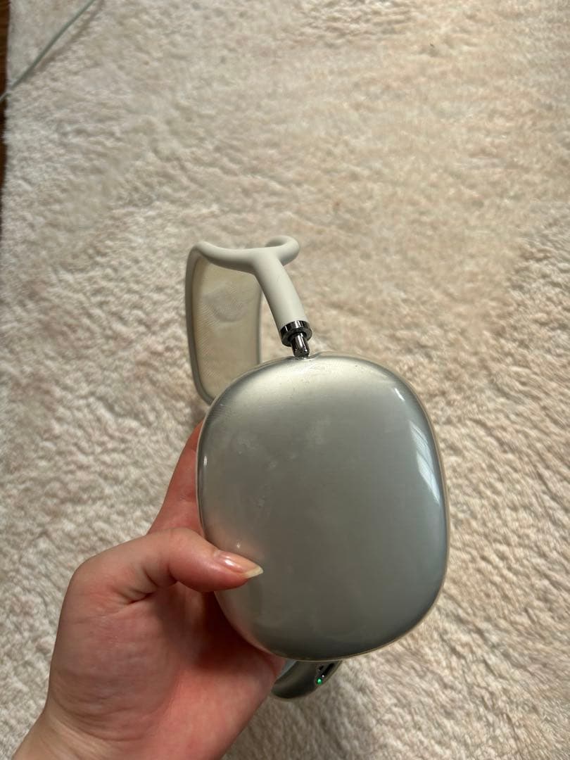 AirPodspromax ノイズキャンセリング ワイヤレスイヤホン シルバー