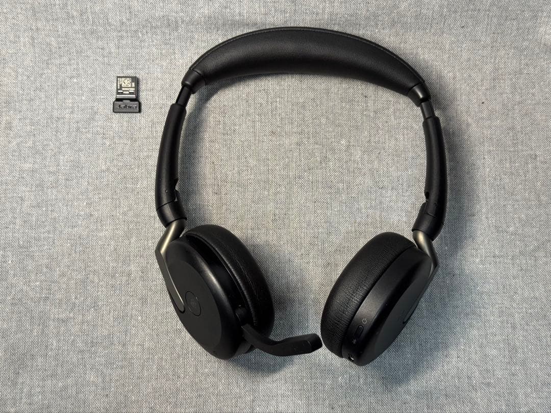 JABRA Evolve2 65 Flex最強ノイキャンマイク&折りたたみ&軽量