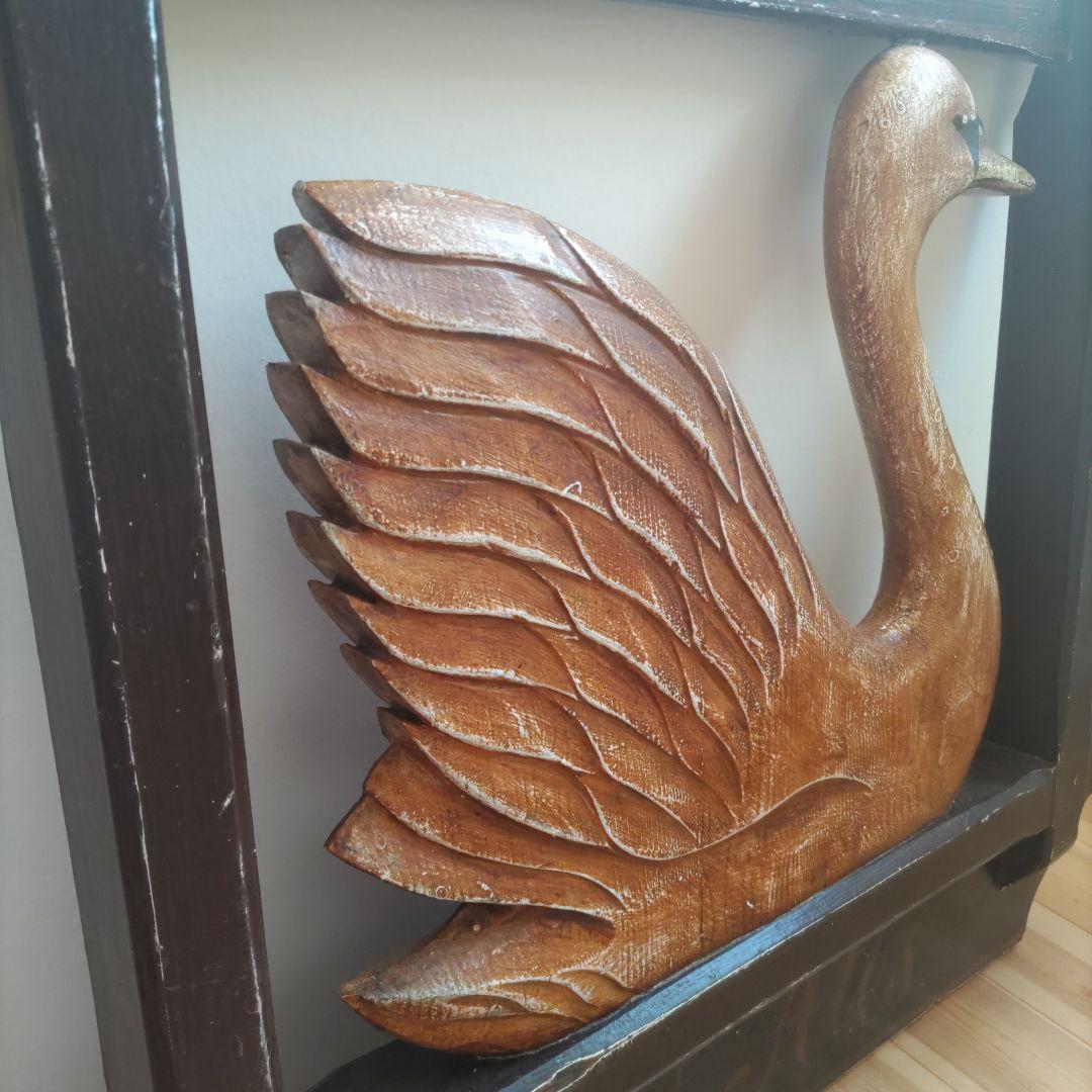 【ショップ什器に】アンティーク木製看板 イギリス SWAN INN