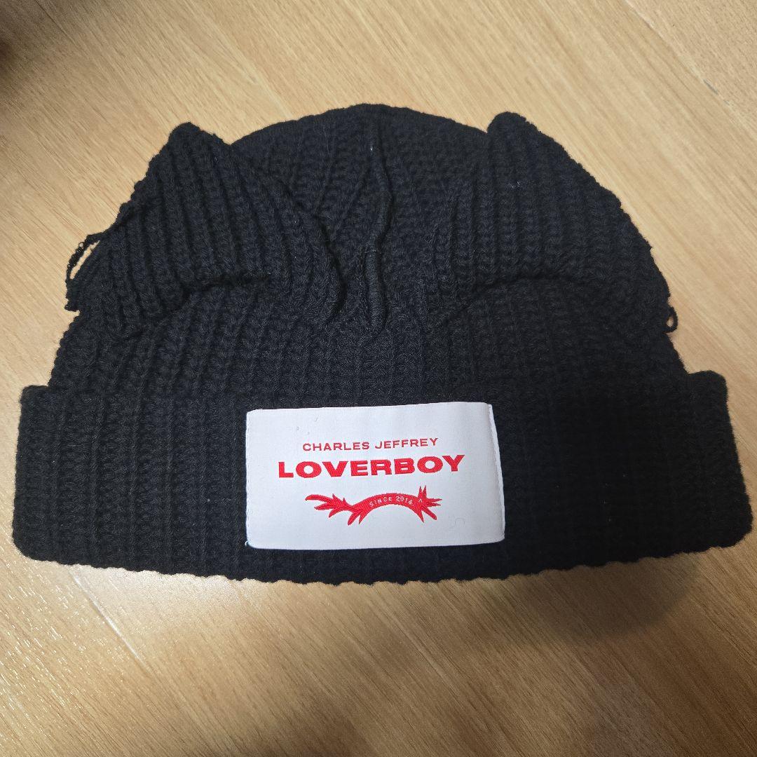 Charles Jeffrey Loverboy 猫耳ニット帽 黒