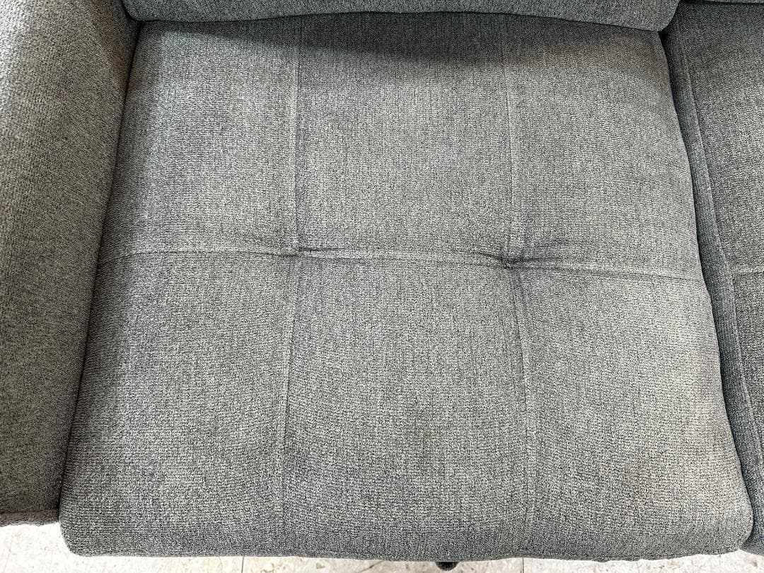 Shunovo　3人掛けソファーベッド　カウチ　収納付き　グレー