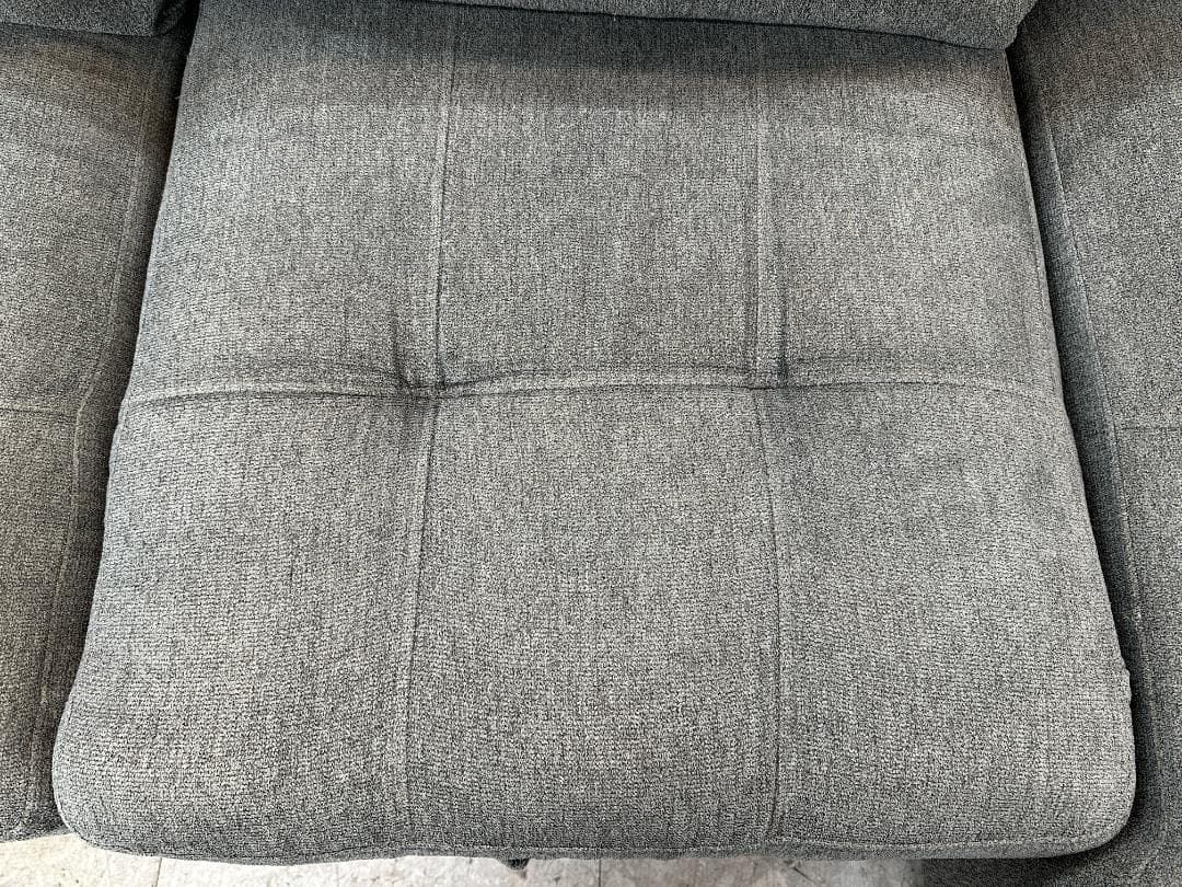 Shunovo　3人掛けソファーベッド　カウチ　収納付き　グレー