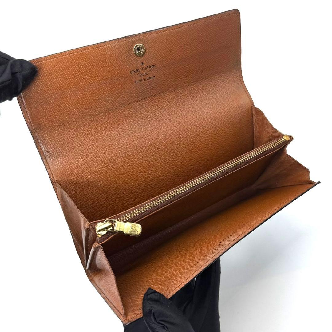 ルイヴィトン モノグラム ポシェット ポルトモネ クレディ 財布 サラ 2カード