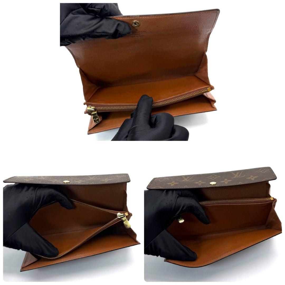 ルイヴィトン モノグラム ポシェット ポルトモネ クレディ 財布 サラ 2カード