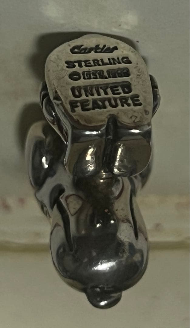 Cartier x Snoopy Silver Charm 1977希少品！