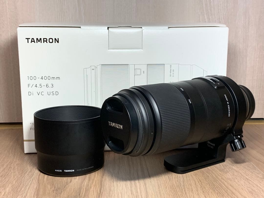 タムロン　100-400mm F4.5-6.3 Di VC USD ニコンF用