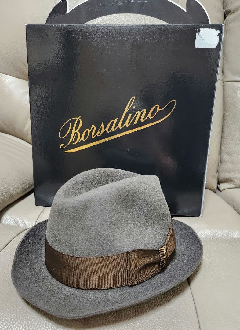 Borsalino ブラウン ハット