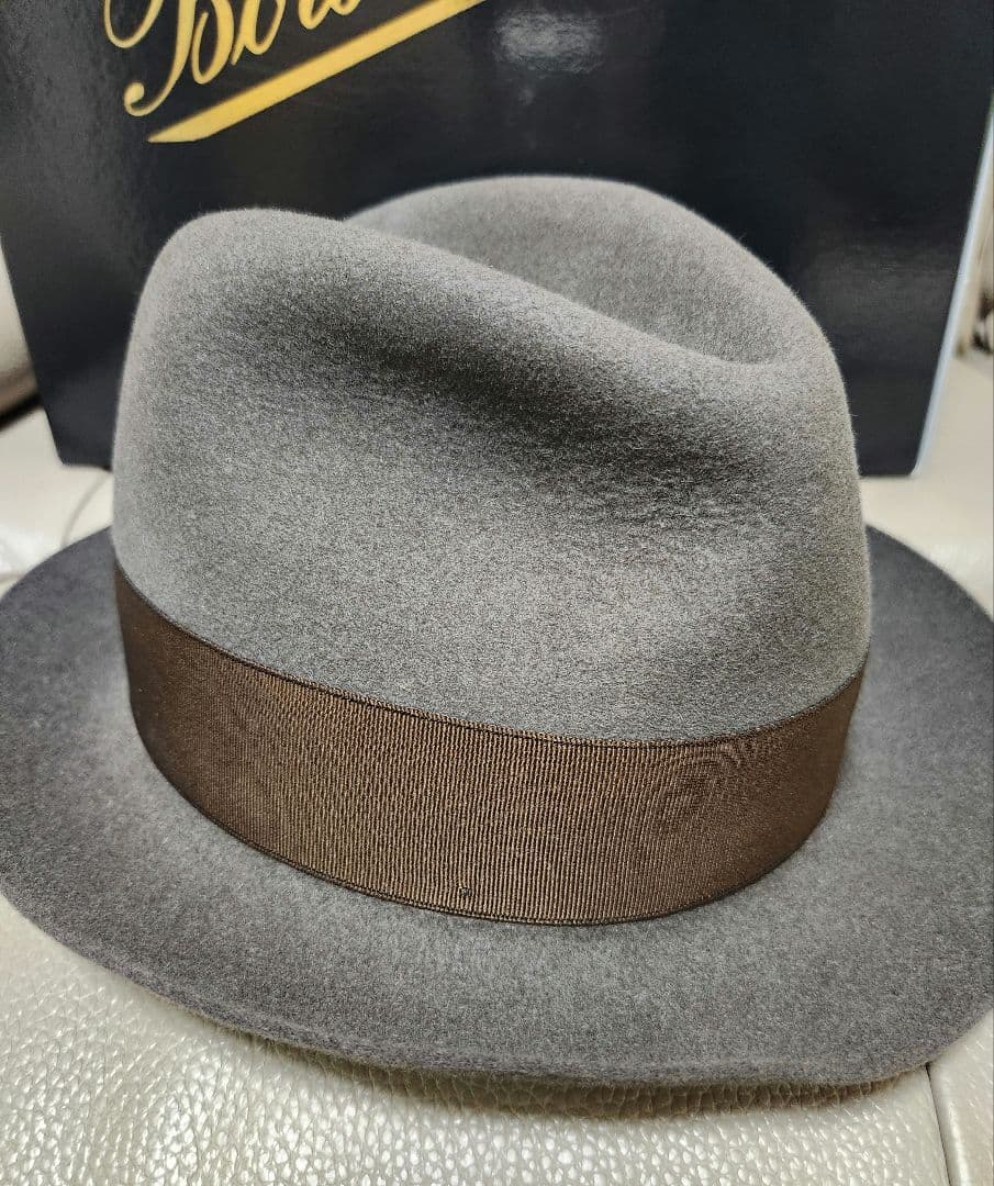 Borsalino ブラウン ハット