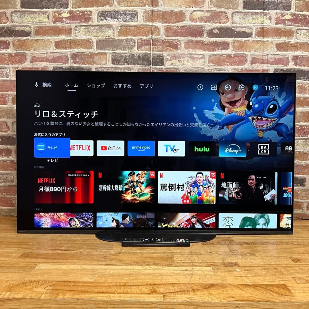 SONY 55インチ 4K 有機ELテレビ BRAVIA KJ-55A9G