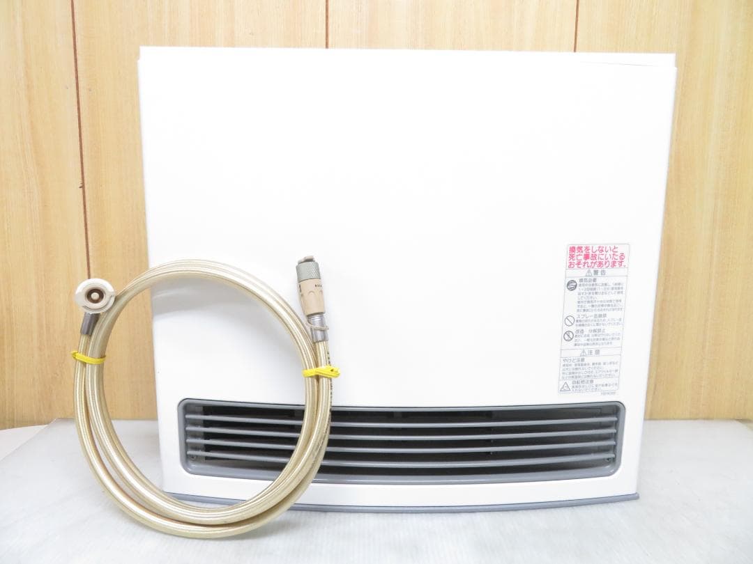 ノーリツ 2019年製 都市ガス用 ガスファンヒーター ～15畳 ガスコード付き