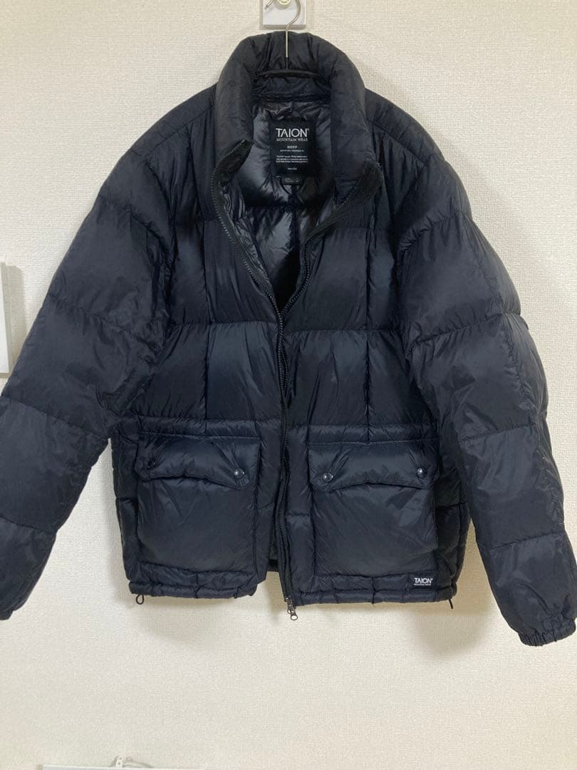 TAION 800FP ダウンジャケット ブラック L