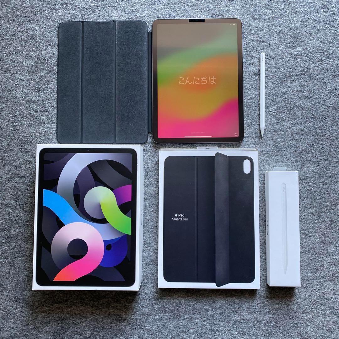 【値引き交渉歓迎】iPadAir 本体 純正カバー Apple Pencil付き