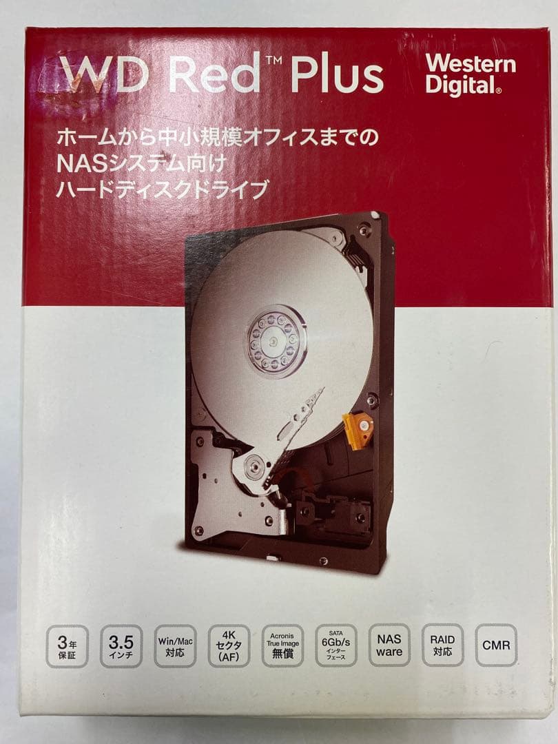 ウエスタンデジタル WD Red Plus 内蔵HDD 6TB WD60EFPX