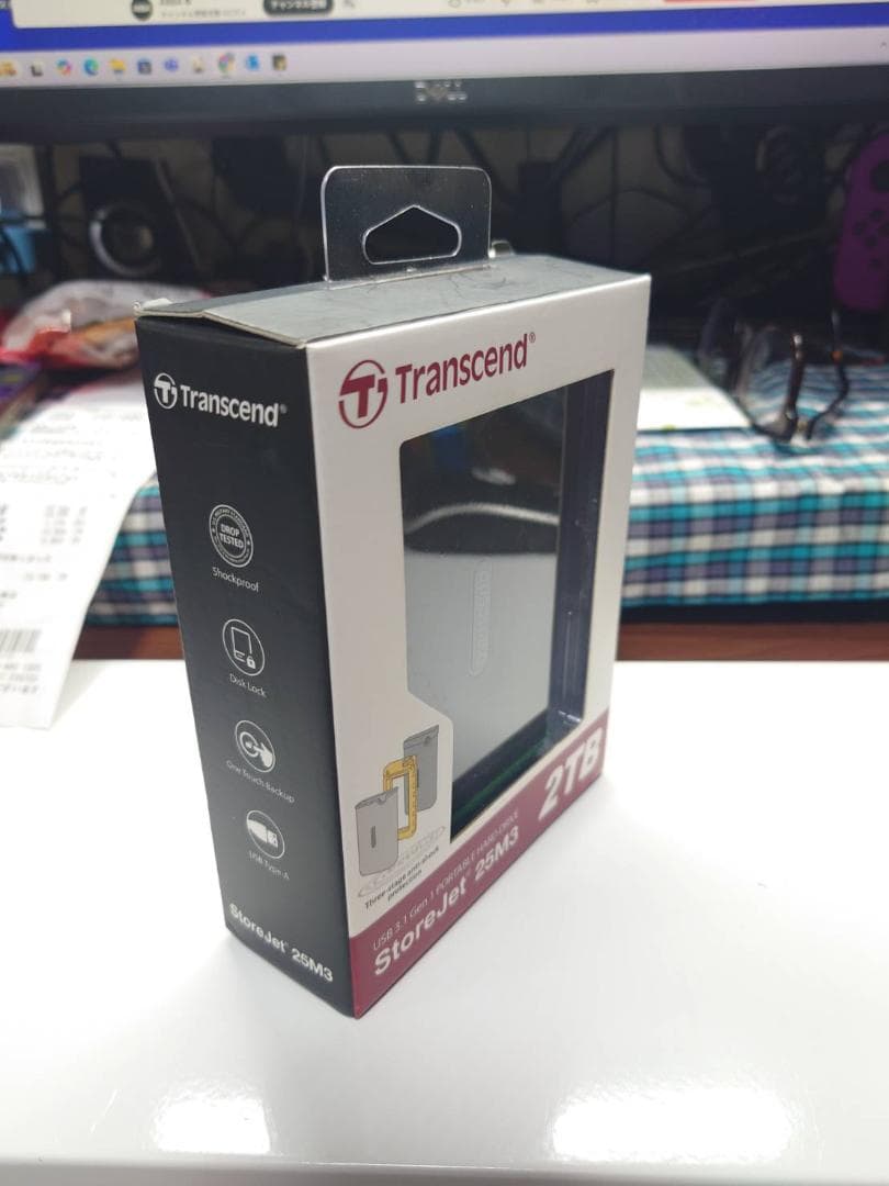 Transcend StoreJet 25M3 外付けHDD 2TB