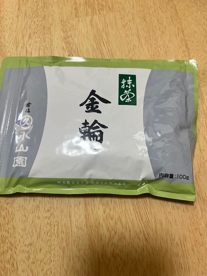 UJI MATCHA宇治抹茶　丸久小山園　金輪100g 袋