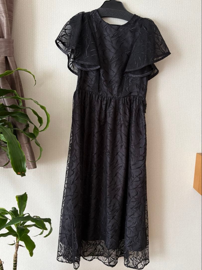 Rire Fete レース刺繍ドレスワンピース 定価38000円 ヤマダヤ