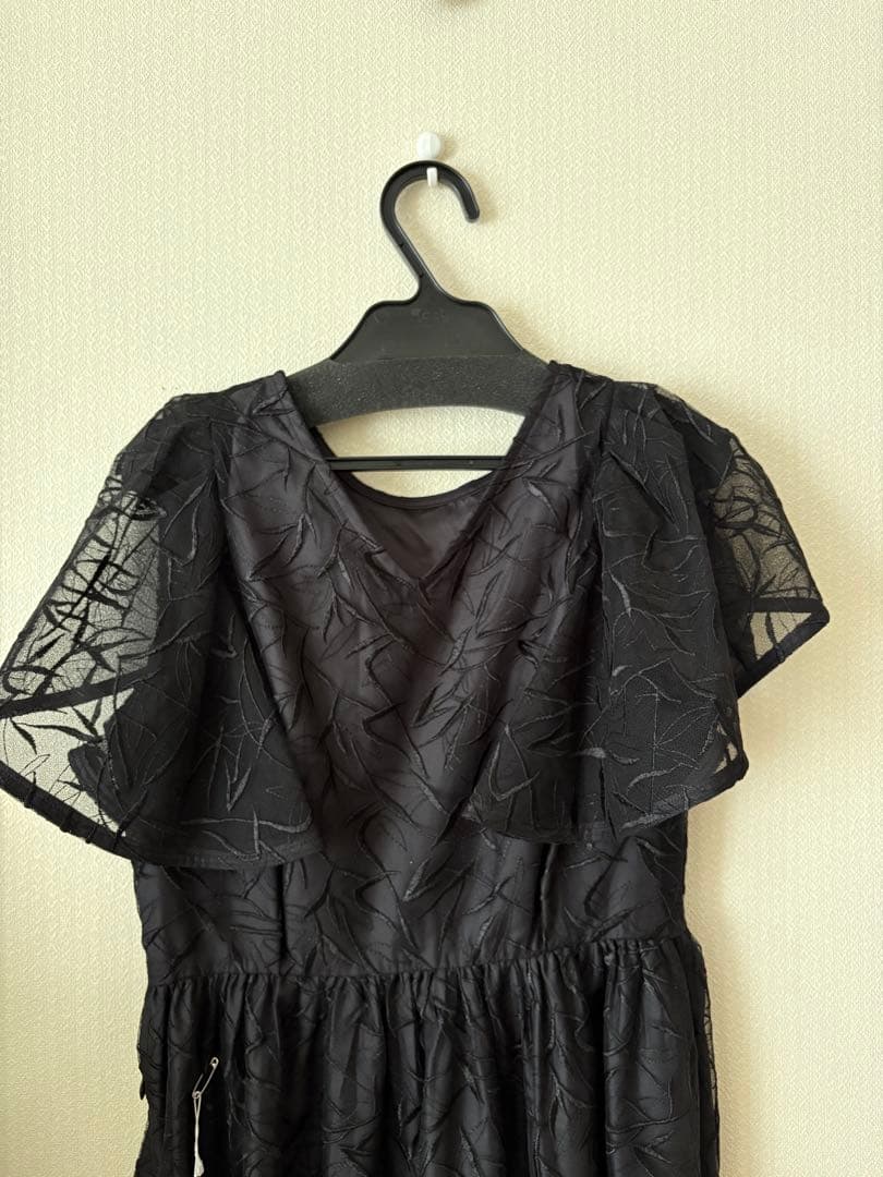 Rire Fete レース刺繍ドレスワンピース 定価38000円 ヤマダヤ