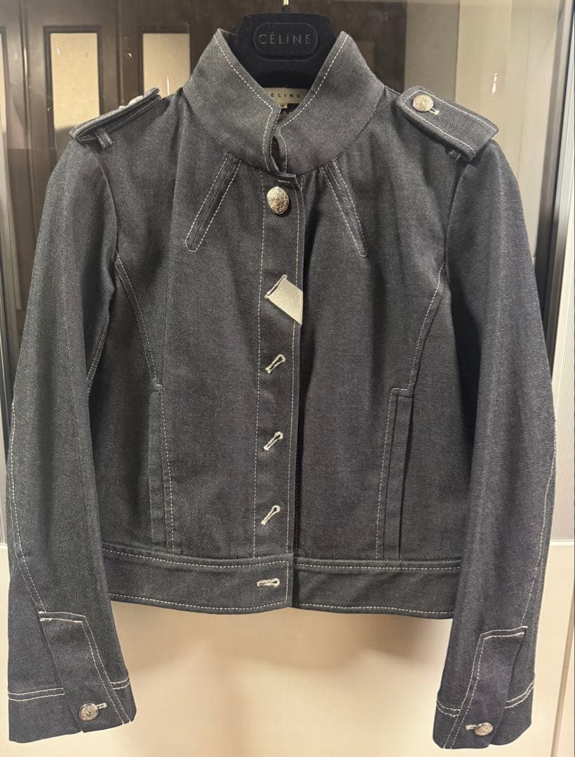 CELINE ダークグレー デニムジャケット