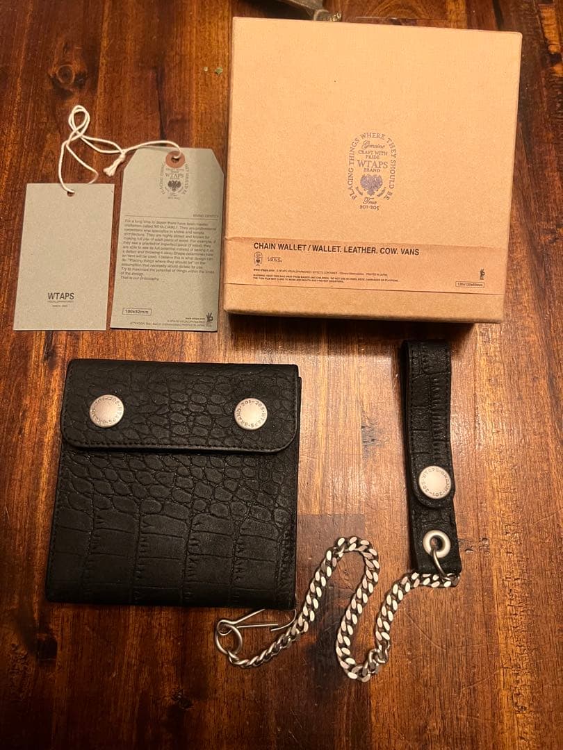 WTAPS × VANS 店舗限定　激レア　チェーンウォレット　オールレザー