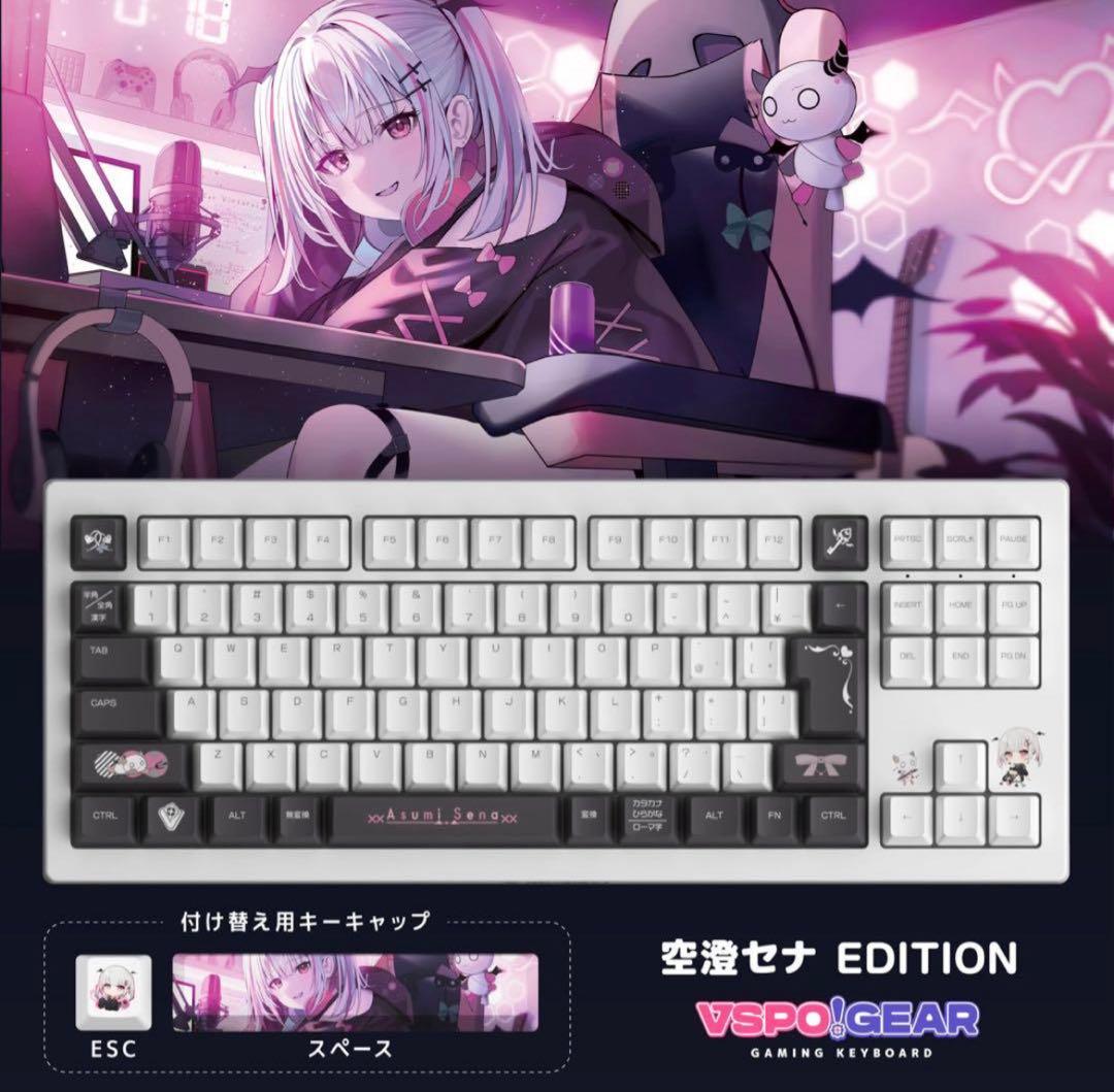 R*u様 【中古品】空澄セナ　VSPO! GEAR ゲーミングキーボード　ぶいす