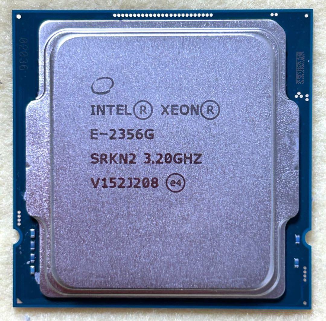正常動作品 Intel Xeon E-2356G 3.2GHz LGA1200