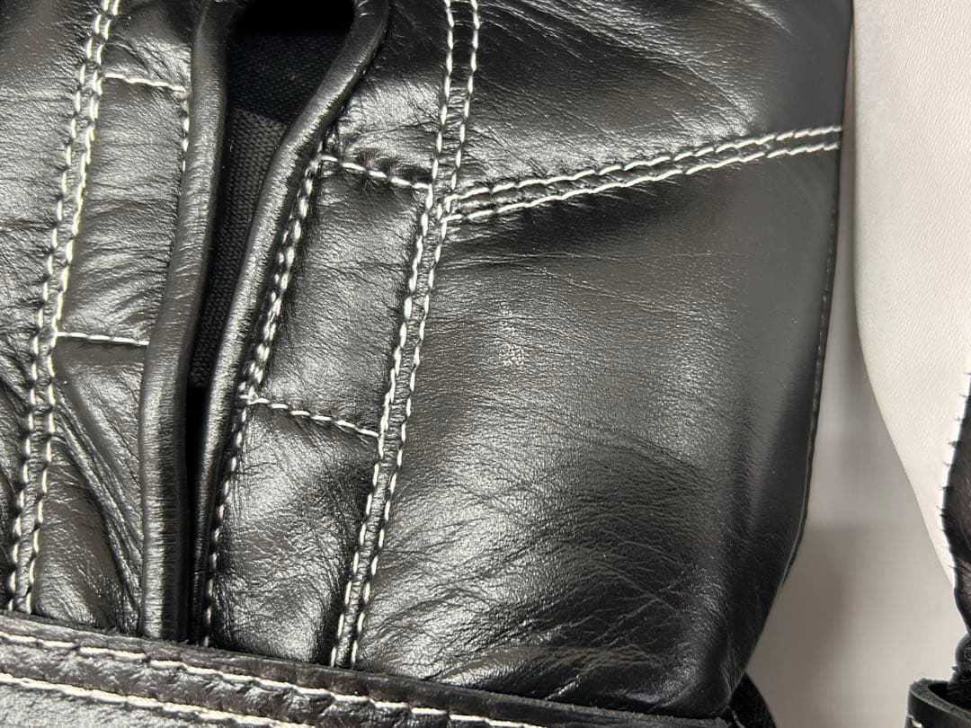 プライズリング　ボクシンググローブ　本革製　14oz 黒