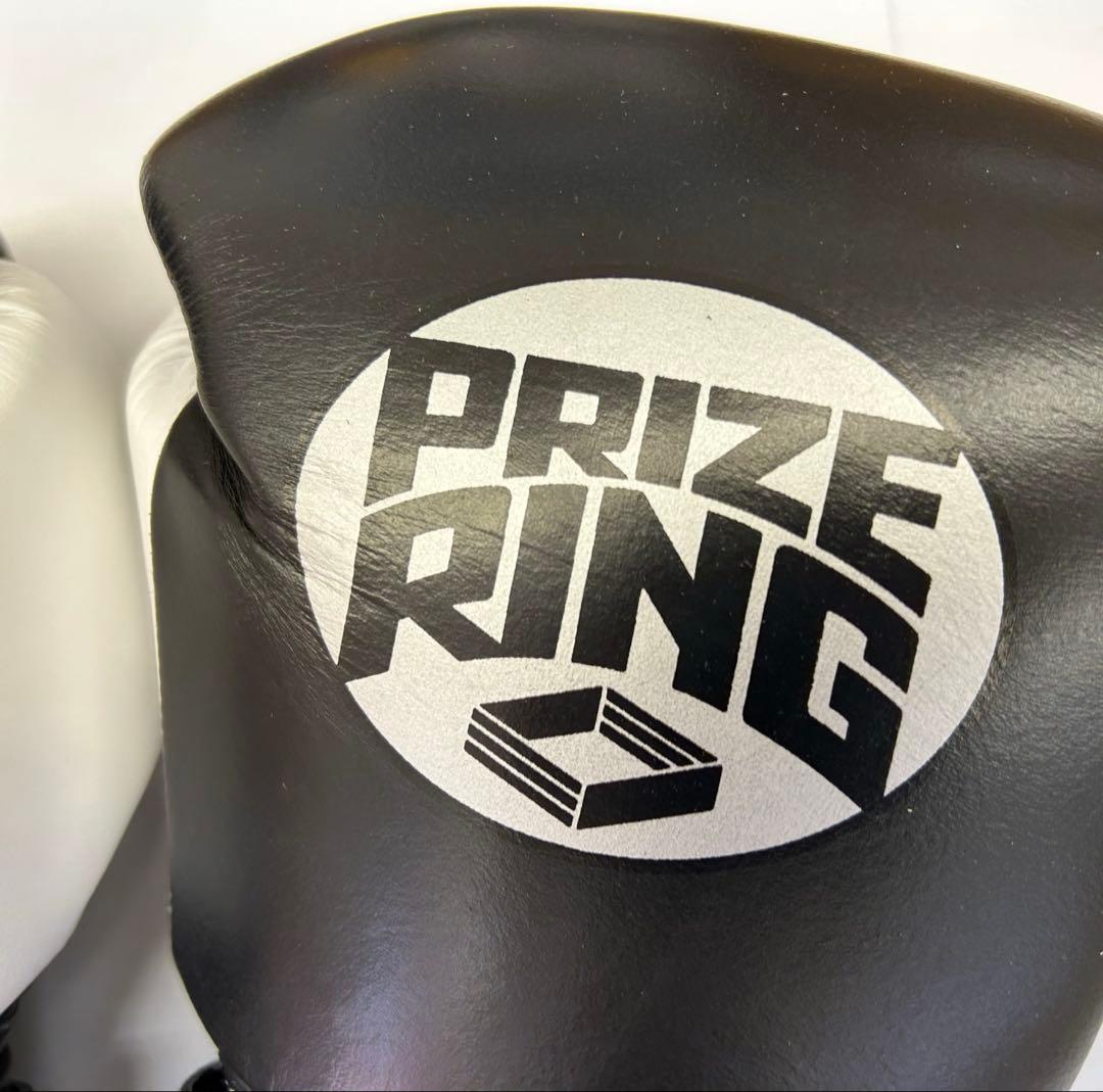プライズリング　ボクシンググローブ　本革製　14oz 黒