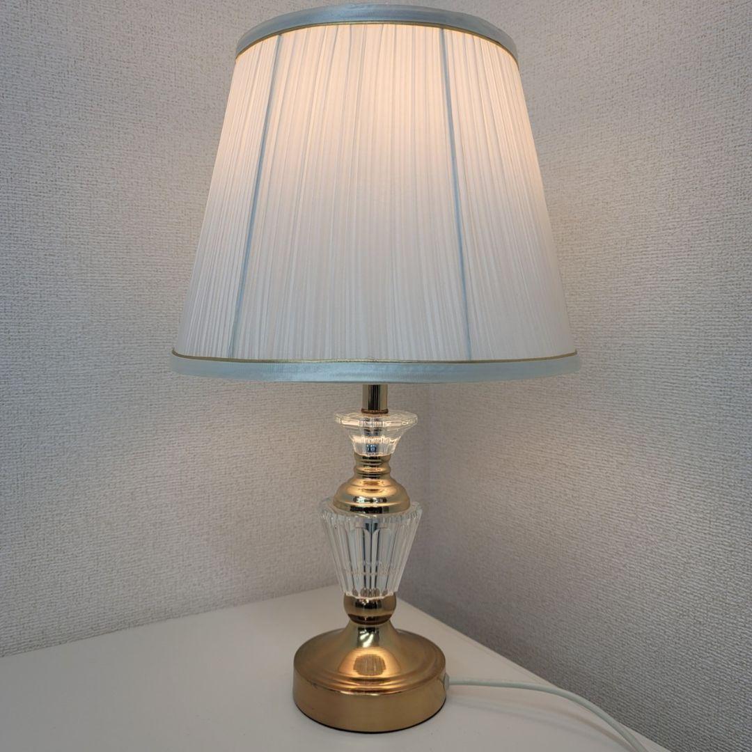 クリスタル ゴールド テーブルランプ 高級感