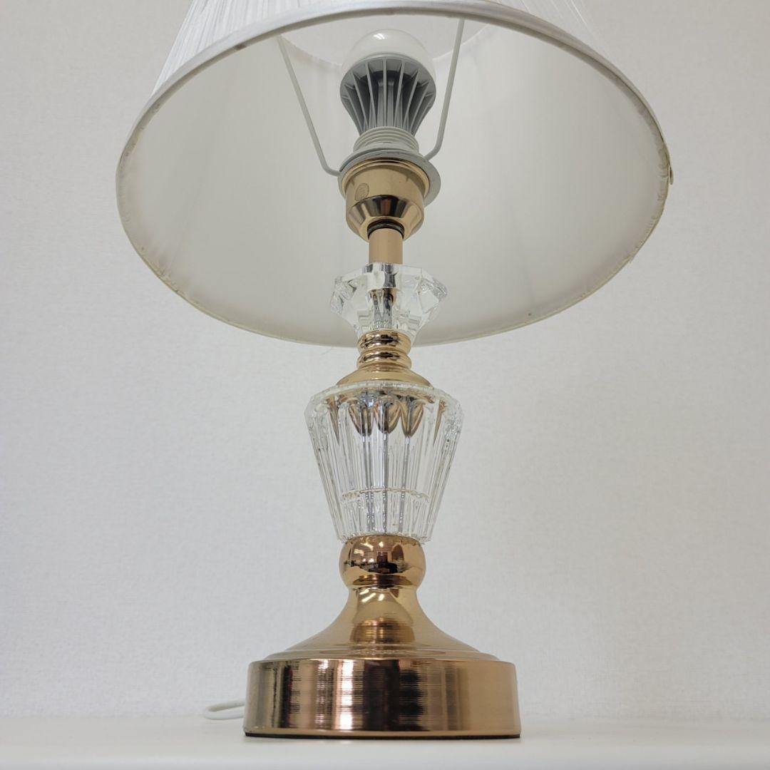 クリスタル ゴールド テーブルランプ 高級感