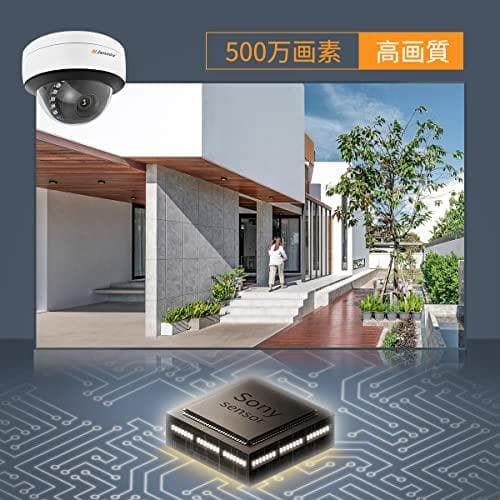 防犯カメラ 屋外 POE給電 POE録画機と組み合わせ専用のカメラ ONVIFm